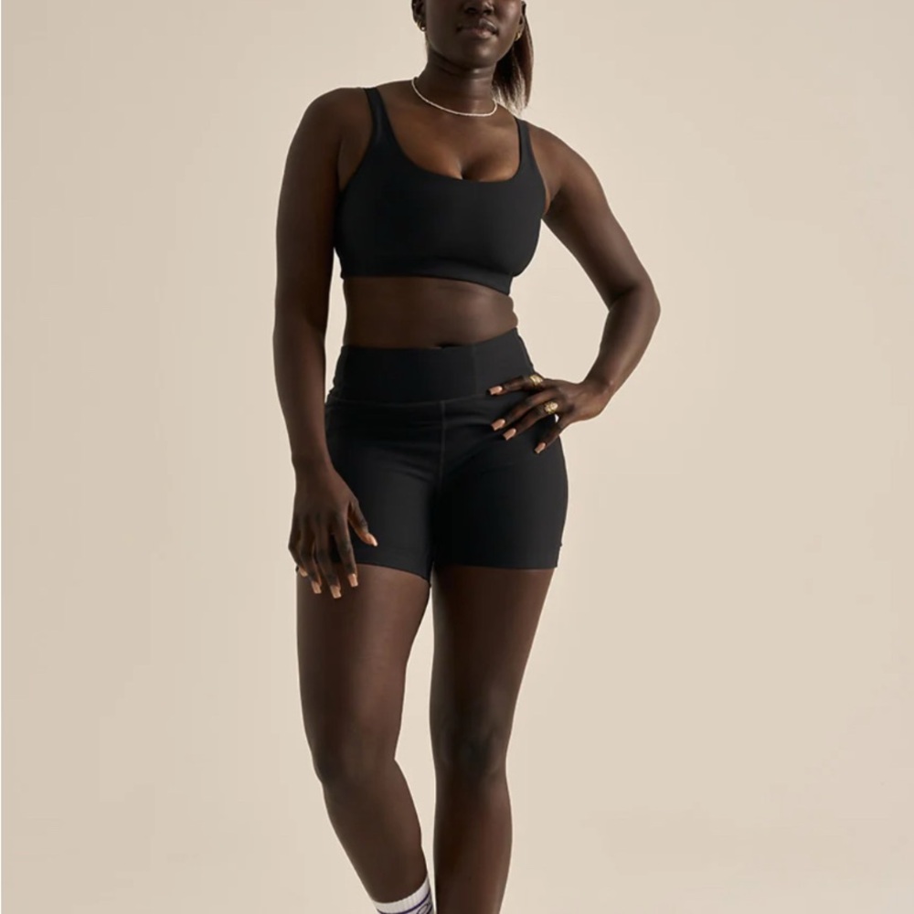 Outdoor Voices Black Bike Shorts